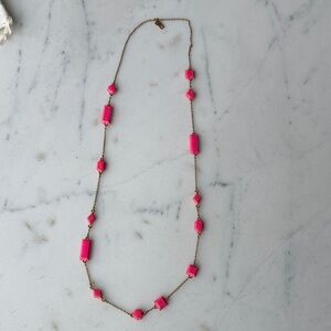 Kate Spade Gold and Pink Necklace